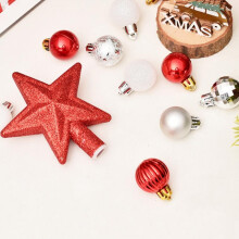 Weihnachtsangebot! 30 Stück Kunststoff-Weihnachtskugeln als Christbaumschmuck