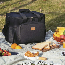 Bolsa Térmica Kiplyki em Tecido Oxford para Piquenique, Ideal para Uso Externo, com Geladeira e Isolamento Térmico Espesso para Carro.