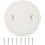Boat Deck Inspection Hatch Cover ABS Plastic ScrewOut Design Marine Access 8 Inch 2