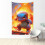 Charmander Tapestry Μεγάλο Banner Κρεμαστό Τοίχο Ταπισερί Αισθητική Αφίσα Καλλιτεχνικό 1
