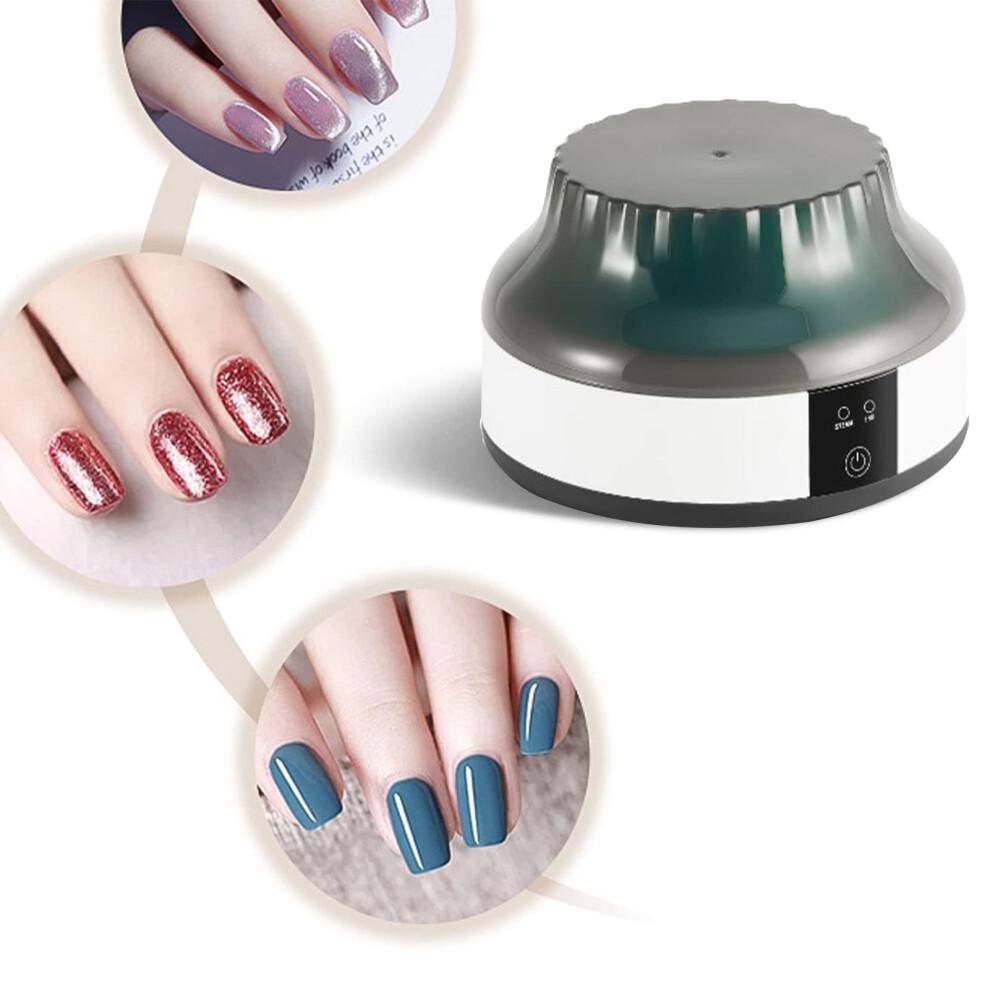 Black Gel Nail Polish Remover Machine With Ergonomic Grip For Easy Steam Gel Removal Â