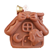 Vela perfumada em formato de casinha aconchegante para o Natal - Lembrancinha/Presente ideal para o Natal