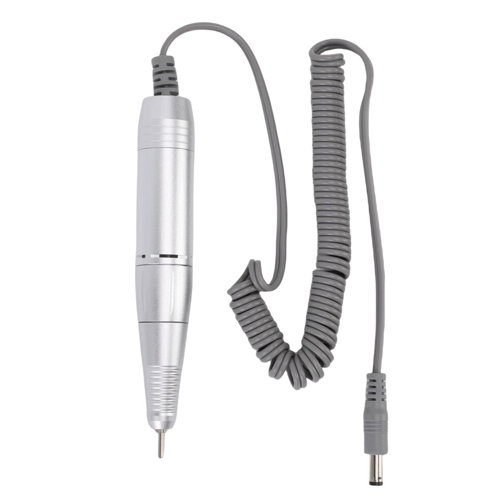 Electric Nail Drill 35000 RPM Handpiece with Reversible Rotation and Ergonomic Aluminum Grip