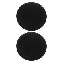 Eease2Pcs Sinamay Fascinator Hattebase til DIY Millinery-fremstilling, Sort