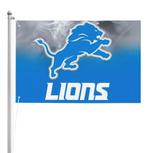 Bandeira personalizada de três camadas e dupla face para fãs de futebol americano, bandeira nacional, para decoração de casa, ambientes internos