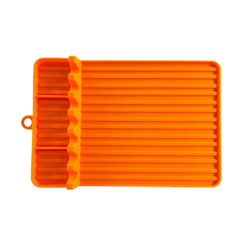 Bocqde Cool Kitchen Gadgets - Μεγάλο χαλάκι για τηγάνι από πυριτικό τζελ με υποπόδιο συλλογής 1