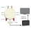 Japansk traditionelt instrument Taikotromme til Switch-version Remote Game Master Controller Gaming 7