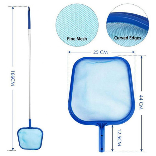 Δίχτυ Leaf Skimmer για πισίνα Spa Pond, με ρυθμιζόμενο αποσπώμενο κοντάρι 5 τμημάτων 1