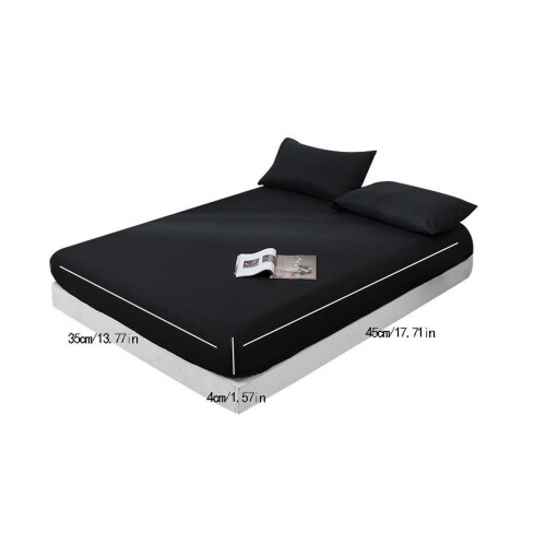 WinysinBedding Κάλυμμα κρεβατιού Κάλυμμα προστασίας από τη σκόνη για στρώμα 2