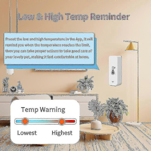 3x Tuya Wifi Θερμοκρασία και Υγρασία Αισθητήρας Εσωτερικού Θερμόμετρου Υγρόμετρο [HK] 1