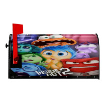 Inside Out Magnetic Mailbox Cover Garden Yard Home Decor For Outside, Decorative Outdoor Post Letter Box Wrap Decor Mail Wraps, 21x18 In