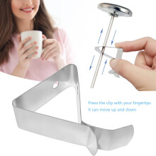 Thermometer Holder Stainless Steel Probe Holder, Hole Diameter About 4 mm