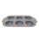 Foldable Silicone Cake Maker Tray 6-Cup Baking Mold Gray, Easy Release 14