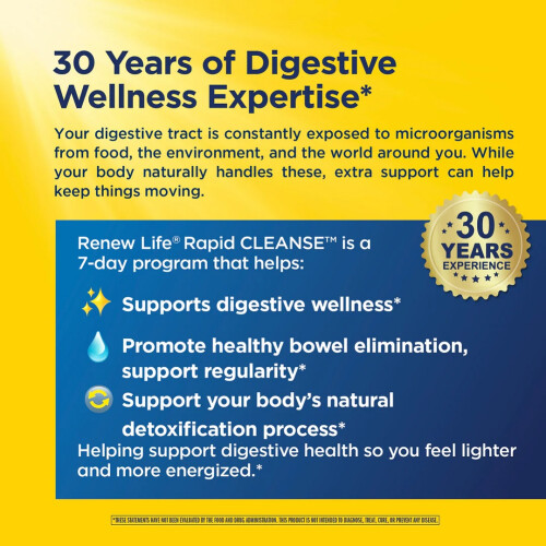 Renew Life RENEW LIFE Rapid Cleanse, 7 Day Program Vegetarian 2