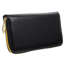 Leather Scissor Case for Hairdressers with Secure Storage and Edge Protection for Travel