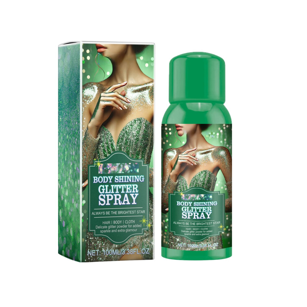 Glitter Spray for Face and Body, LongLasting Sparkle, Festival Makeup Shimmer 100ml