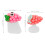 8pcs Grape Shape Toe Separators for Pedicure, Comfortable Resin Spacers for Nail Art 3