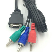 FOR CN14P D-Terminal 14 Pin To 3RCA3AV 3RCA 3AV Video Adapter Cable Color Component Cable Conversion line 1m 1.5m