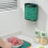XIUH Kitchen Plastic Wrap Storage Box, Clear 3A, Wall Mounted, Removable, Compatible with Universal Wraps 7