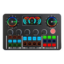 Professional Podcast Microphone Sound Card for PC Smartphone Laptop Computer Vlog Recording Live Streaming