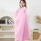 BIERELAOZI Pink Cotton Bed Blanket 5