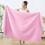 BIERELAOZI Pink Cotton Bed Blanket 4