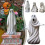 WinysinHalloween Στολίδι Κήπου Χαριτωμένο Χειροποίητο Ρητίνη για Διακόσμηση Σπιτιού ή 2