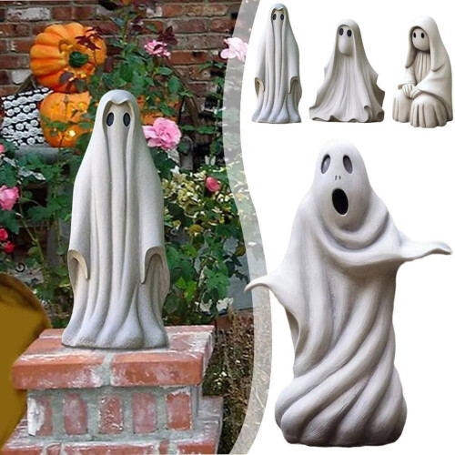 WinysinHalloween Στολίδι Κήπου Χαριτωμένο Χειροποίητο Ρητίνη για Διακόσμηση Σπιτιού ή 1