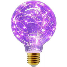 LINLIN Dekorative Glühbirnen, 3 W LED E27 Sockel 110 V, energiesparende Vintage-Glühbirne für die weihnachtliche Innenbeleuchtung