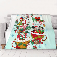 Mickey Mouse Fleecedecke, superweiche, kuschelige Überwurfdecke, für Männer, Frauen, Senioren und Kinder – Eigenschaften: Superweich, 102 x 76 cm
