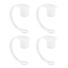 Ensemble de 4 couvre-paille en silicone Pnellth pour gobelets de 20 oz, 30 oz et 40 oz. Faciles à nettoyer, mignons et résistants.
