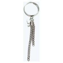 Anello da dito con nappa multistrato a farfalla, anello con catena per pollice A
