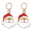 Weihnachtsmann-Ohrhänger – Festlicher Ohrschmuck 1
