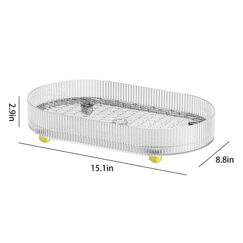 Στρώμα στεγνώματος πιάτων YOBOLK 15x8,8 ίντσες, Δίσκος για φλιτζάνια για πάγκο 2