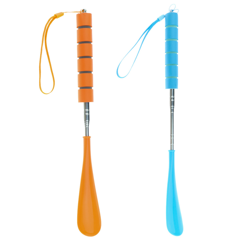 Foldable Shoehorn Retractable Shoe Horn with Durable and Convenient Design, Shoe Helper Tool for Seniors and Adults, Telescopic Shoehorn for Home and