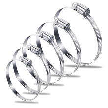 Easy to Use Hose Clamp for Universal Fit, Adjustable Worm Drive Clamp with Corrosion Resistant 304 Stainless Steel Body, Leak Proof Performance for
