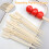 Espetos de bambu para aperitivos e coquetéis, construção durável em bambu, 8,9 cm (3,5 polegadas), palitos de madeira sem farpas, próprios para 2