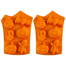 Vânzare fierbinte! Forme de tort Poaug, lichidare la reducere, forme de dovleac de Halloween pentru bomboane, forme de tort din silicon cu dovleac,