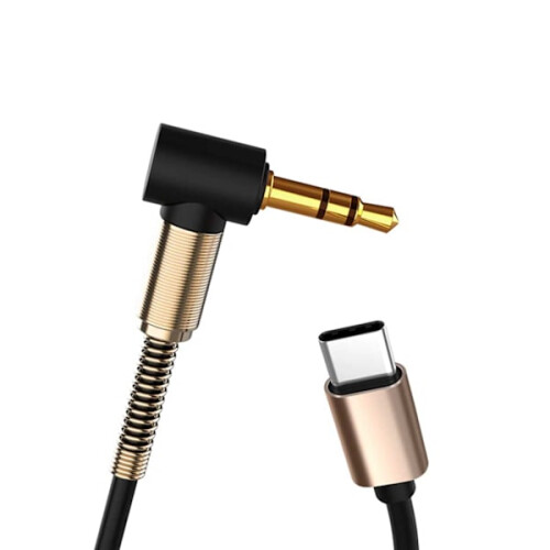 Câble audio USB-C AUX 3,5 mm de 1 m, noir 1