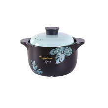 Cast Iron Casserole Pot with Lid, Nonstick Ceramic Enamel for Soup and Stew Cooking