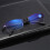 Faltbare Lesebrille, Schwarz, Stärke 400 5