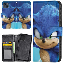 Yhteensopiva iPhone 13:n kanssa - Lompakkokotelo/Sonic the Hedgehog -kotelo, monivärinen