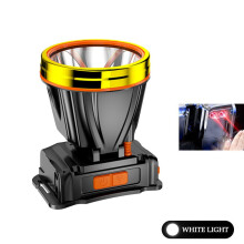 Superhelle, wiederaufladbare Hochleistungs-Stirnlampe mit LED-Beleuchtung, wasserdicht, für den Außenbereich, Neu im Sortiment Y7F4