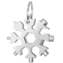 Multifunctioneel gereedschap 18-in-1 Sneeuwvlokzilver