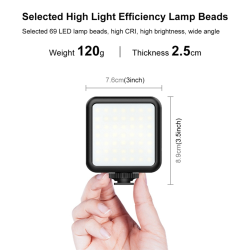 2X RGB LED πλήρωσης φως πλήρωσης φως βιντεοδιάσκεψης φως τσέπης LED Vlog πλήρες έγχρωμο 2