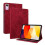 Capa de couro para tablet compatível com Xiaomi Redmi Pad SE de 11 polegadas (vermelha) 1