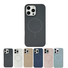 Yhteensopiva iPhone 15 -kotelon kanssa, jossa on silikoninen Magsafe-suojakuori - turkoosi