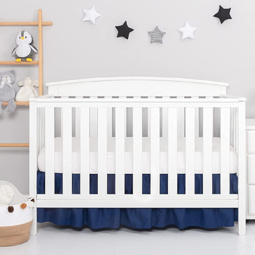 Saia para berço Pnellth, fácil de instalar, macia e elástica, ideal para o quarto do bebê. 2