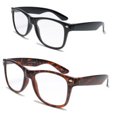 2 paires de lunettes de lecture de luxe - Lunettes de lecture confortables, élégantes et simples avec grossissement correcteur