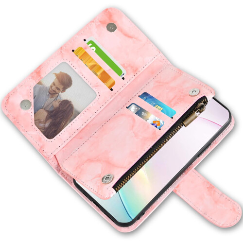 Θήκη Asuwish συμβατή με το Google Pixel1Wallet, δερμάτινη θήκη με αναδιπλούμενη βάση με 2